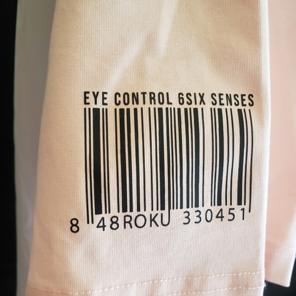 Roku Studios "Torn Dream" peachy pink XL Short Sleeve Unisex Tee. FF109 - Picture 6 of 12